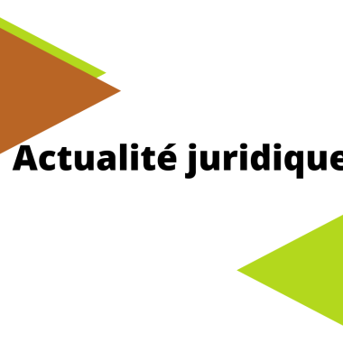 Actualité juridique