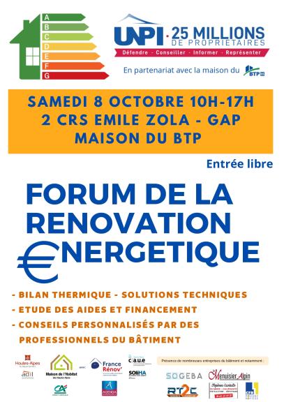 Forum de la Rénovation Energétqiue_UNPI_08/10/2022