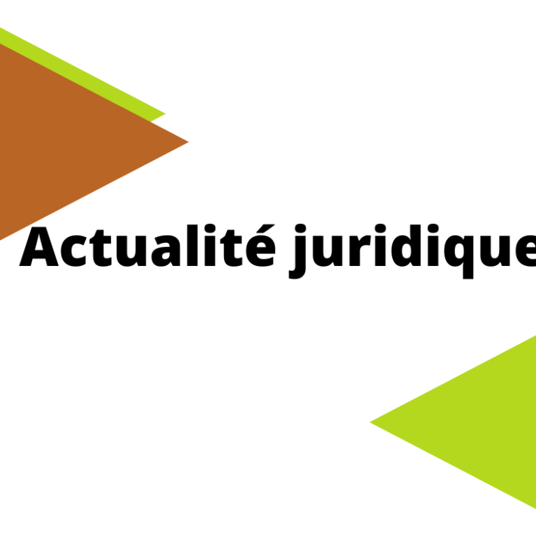 Actualité juridique